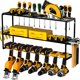 thumbnail image 1 of Soporte Organizador de Herramientas Eléctricas, Organizador Metálico de Herramientas Eléctricas de Construcción de 3 Niveles y 7 Ranuras para Garajes, Talleres y Almacenes, 66,5 x 21 x 19,5 cm, 1 of 4