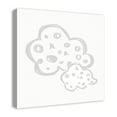 thumbnail image 2 of Creative Products Double Clouds Light Grey  24x24 Canvas Wall Art, 2 of 5