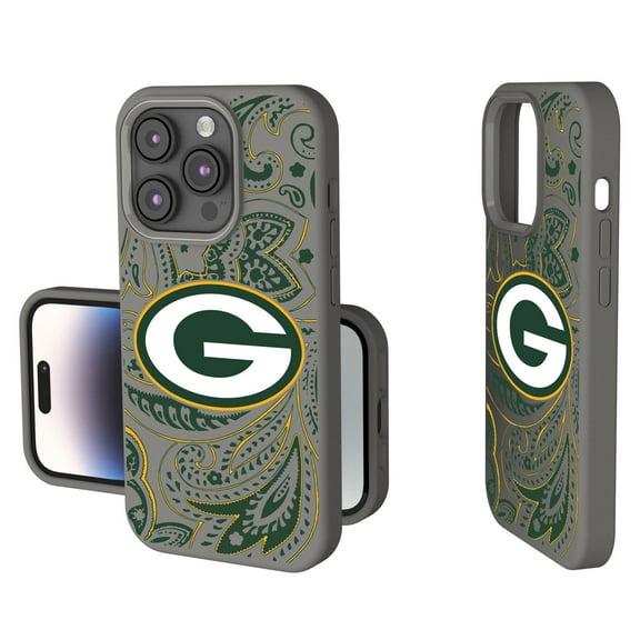 Green Bay Packers Paisley iPhone Soft Touch Case