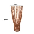 thumbnail image 5 of Metal Pillar Candle Holder with Wavy Wires, Rose Gold- Saltoro Sherpi, 5 of 5