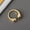 Yellow Gold, variant on Unisex Ring Adjustable Open Water Drop Shape Everyday Wear Ring Electroplated Copper Fashion Jewelry Platinum and Gold