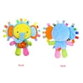 thumbnail image 4 of Baby Comfort Plush Toy, 0-2 Years Old Cartoon Animal Tag Soft Sensory Rattle Toy, Built-In Squeak Interactive Soothing Birthday Gift For Newborns Toddlers, 4 of 7