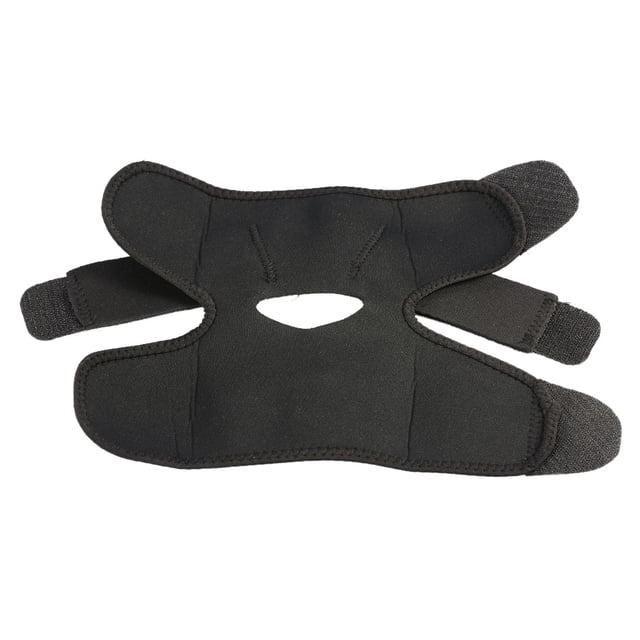 Tobillera ajustable ANGGREK transpirable Soporte para pie esguince negro