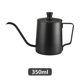 thumbnail image 2 of Kettle de cuello de cisne de peto por goteo Kettle Esturdy Cocina Aparato de agua Contenedor de agua Handheld Cafe Pots para el restaurante Home Bar El restaurante usa negro Jumpingount HA011209-01B, 2 of 7