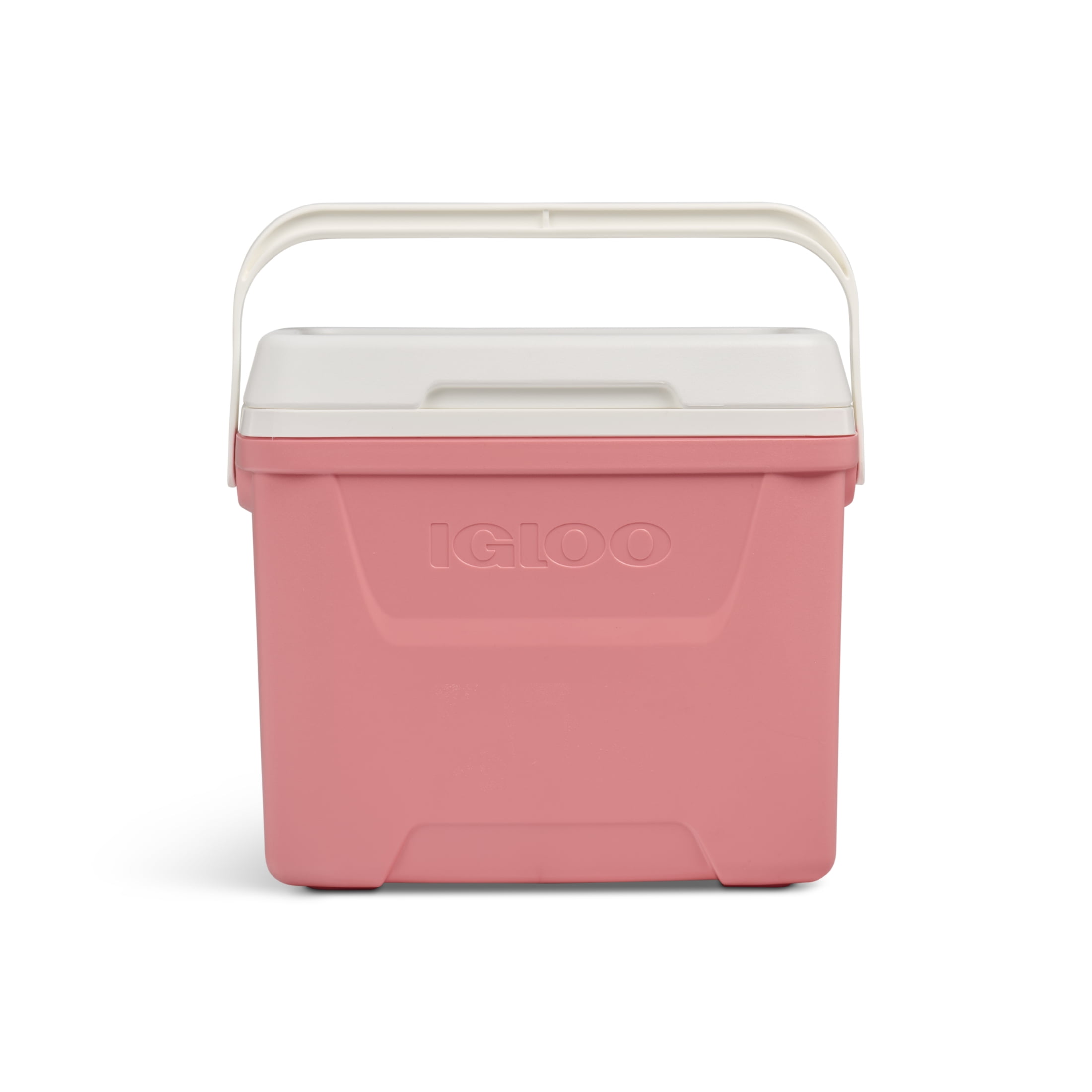 Igloo 28 QT Laguna Hard-Sided Ice Chest Cooler, Coral Pink