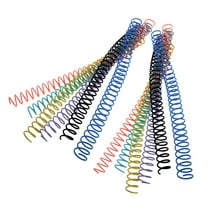 Raindrops 12 Pcs Cinch Binding Machine Spiral Loose Leaf Coil 27.00X1.60X1.60CM