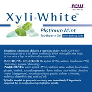 NOW Solutions, Xyliwhite™ Toothpaste Gel, Platinum Mint, 6.4-Ounce