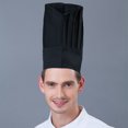thumbnail image 4 of Maytalsory Disposable Forchef Hat For Kitchen And Restaurant polyester and Uniform Adjustable Disposablefor Hotel High, 4 of 6