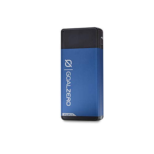 Goal Zero Flip 24 Portable Phone Charger, 6,700mAh/24Wh External Power Bank - Blue