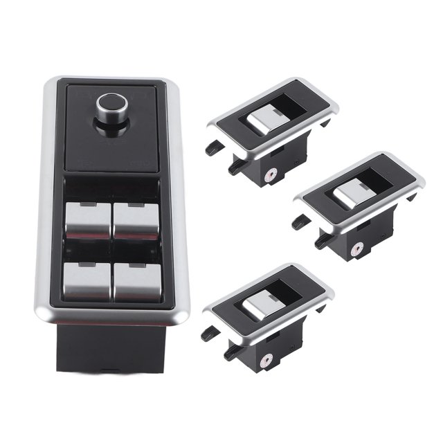 Botones De Control De Ventanilla Eléctrica, Kit De Botones De Control De Ventanilla Eléctrica LCD Reemplazo De Ensamblaje De Interruptor De Elevación De Ventana De Puerta Eléctrica Para Land Rover Dis