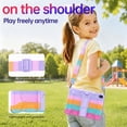 thumbnail image 6 of ELEHOLD Shockproof Slim Silcine Foldable Kickstand Tablet Case With Crossbody Strap for Walmart Onn 8.1" 2026, A, 6 of 7