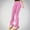 Hot Pink, variant on Women'S Stripe Print Stretch Bell Bottom Flare Palazzos Pants Trousers Women Stripe Elastic Waisted Yoga Sports Casual Pants Long Pants