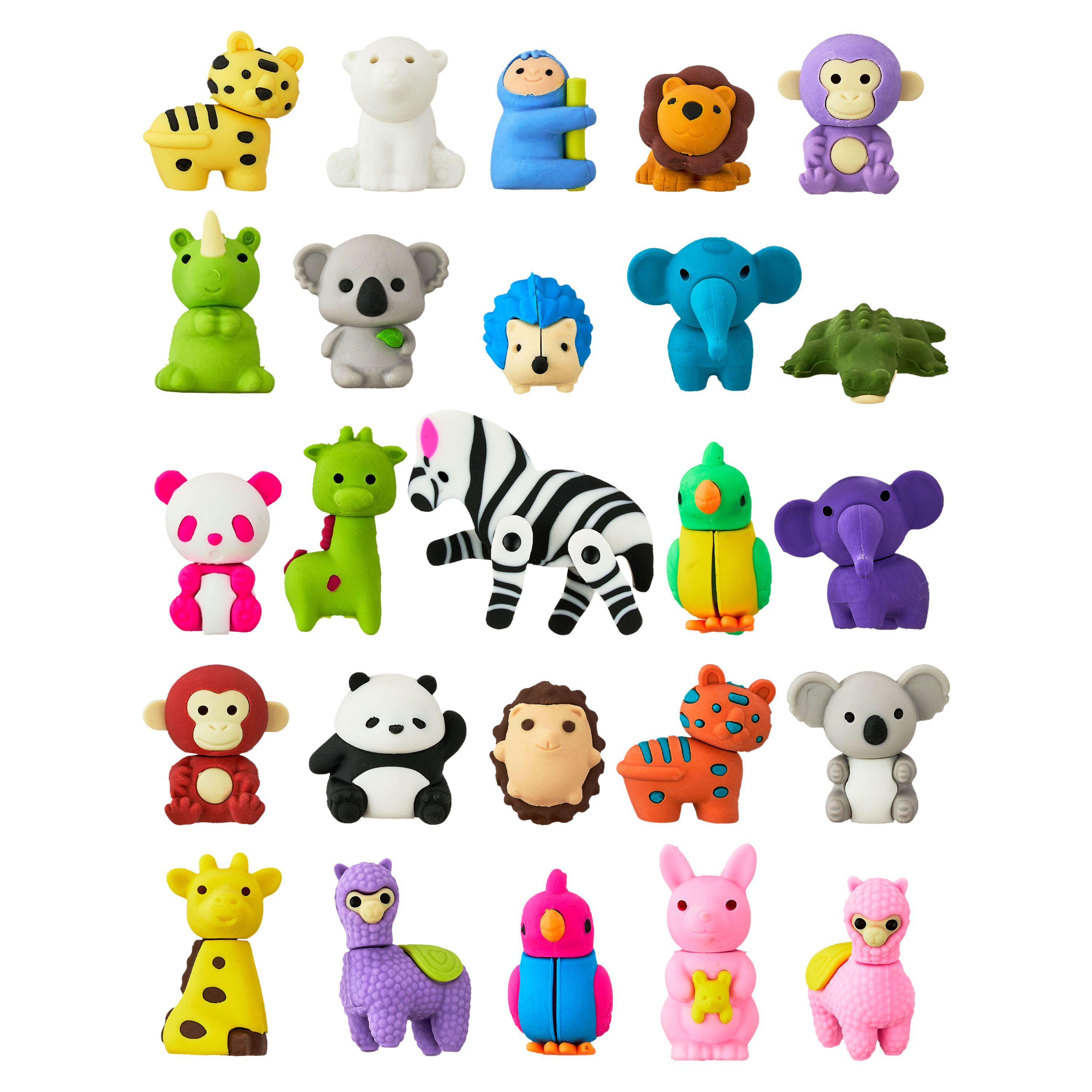Borradores de animales Pen+Gear, 25 piezas 2
