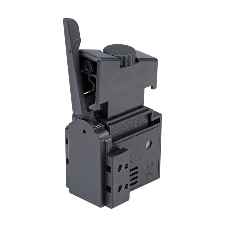 FA2-6/2B Trigger-Schalter 250V 6A – Sperr-Aktion, Geeignet Für Trennmaschinen Und Elektrowerkzeuge, Einfache Montage, Kunststoffgehäuse