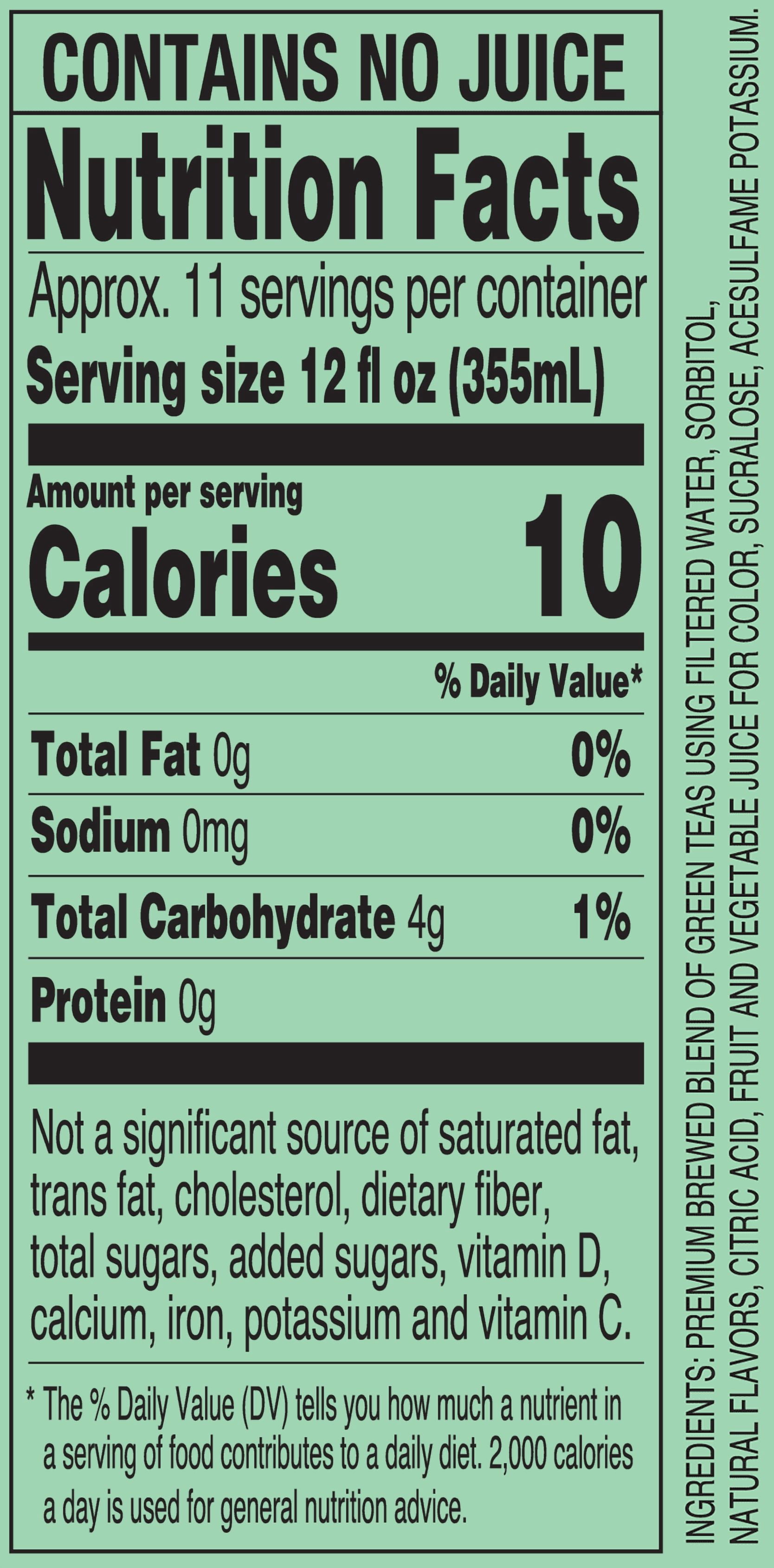 AriZona Diet Blueberry Green Tea - 128 fl oz Gallon