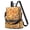 Thanksgiving Maple Leaf Shadow Pattern, variant on Thanksgiving Bright Orange Plaid Pattern Fashion Backpack, Casual Daypack with Side Bottle Pockets & Convertible Strap, Water Repellent Polyester Gifts for Women Casual Use
