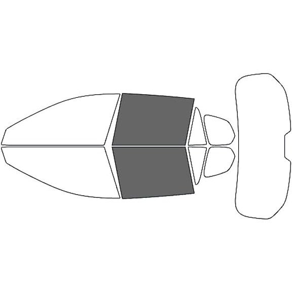 Rvinyl Window Tint Kit Compatible with Mazda CX-50 2023-2025 - Back Precut Kit - 35%