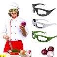 thumbnail image 2 of Farfi Safety Onion Goggles Glasses Slicing Cutting Chopping Eye Protector Kitchen Tool (Green), 2 of 13