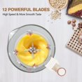 thumbnail image 5 of AMERZIS 8 en 1 máquina para hacer leche de nueces, máquina automática de leche de soja de 45 oz para almendras, avena, coco, soja, leches a base de plantas y bebidas no lácteas caseras, con inicio ret, 5 of 5