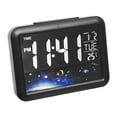 thumbnail image 2 of Color Screen Alarm Clock, Children's Electronic Clock, LCD Display, Wall & Table Top, Calendar Day of Week, Indoor Temperature, Backlight, 7 Languages, Alarm Function, 2 of 3