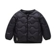 thumbnail image 2 of KAUOD Toddler Girls Lightweight Puffer Jackets Snap Buttons Thick Warm Winter Coats Kids Baby Soft Padded Down Coats, 2 of 9