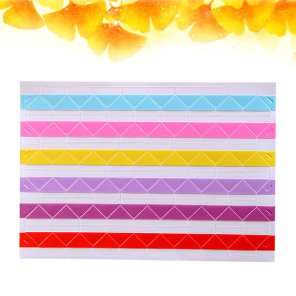 Milisten Adhesive Photo Corners for Photos Album Assorted Color 10 Sheets 102 Pieces Each Sheet