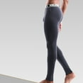 thumbnail image 4 of Mikilon Men Solid Casual Tight Base High Waist Breathable Keep Warm Ankle-Length Pants, 4 of 4