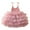 Pink, variant on MEZZALL Girls Toddler Summer Casual Sleeveless Prints Dress Dance Party Dresses Holiday Beach Clothes Trendy Sundress, Pink, 7-8 Years