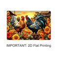 thumbnail image 5 of JML Outdoor Mat Non Slip Doormat 24"x36" Front Door Mat Outside Absorbent Rubber Mat Entryway Rug Floor Mat,Sunflower Rooster, 5 of 8