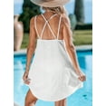thumbnail image 2 of Cupshe Women Bathing Suit Cover Up Spaghetti Straps Swim Beach Dresses Hollow Out Swimsuit Coverup 2025, Size XS-XL, 2 of 5