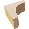 thumbnail image 6 of 2"W x 4"D x 4"H Classic Legacy Rough Cedar Woodgrain TimberThane Corbel, Primed Tan, 6 of 6