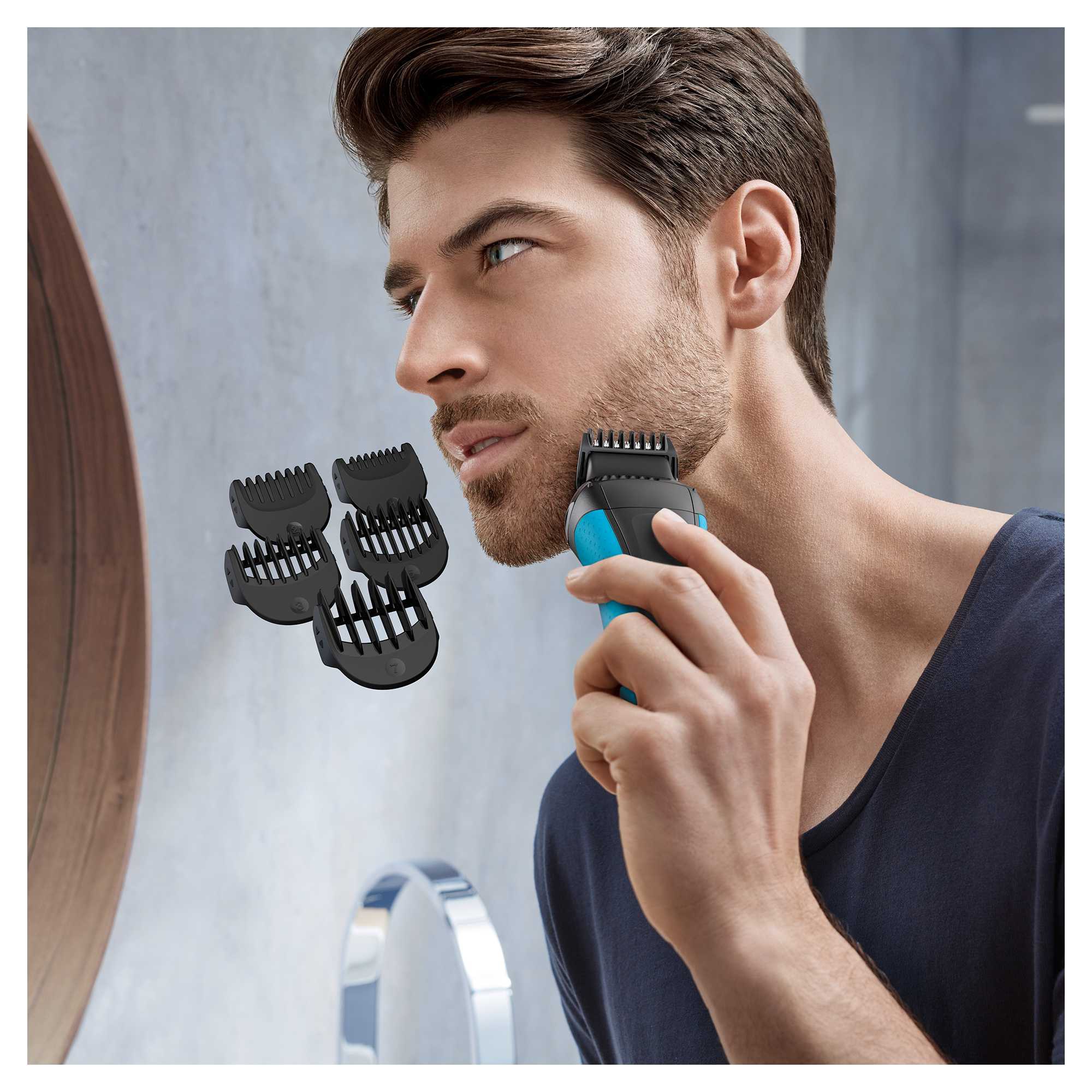 Braun Series 3 3010BT Mens Wet Dry Electric Shaver with Beard Trimmer - image 4 of 6