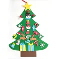 thumbnail image 3 of DIY Felt Christmas Tree Wall Hanging with LED String Lights for Kids Xmas Gifts Merry Christmas Decor Home Party Supplies 2023, 3 of 5
