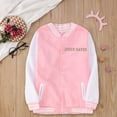 thumbnail image 2 of ANINEO Kids Baseball Jackets Boys Girls Fit Varsity Jacket Casual Lightweight Plain Cardigan Button School Coat, 2 of 7