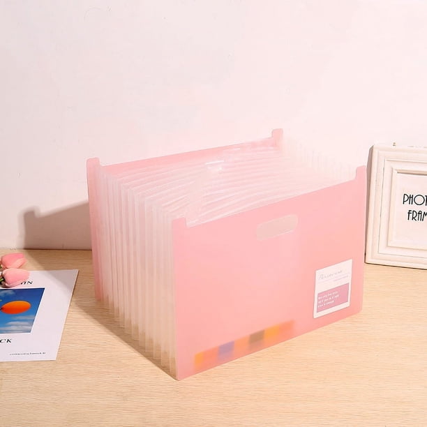 Bolsa de papel de prueba de múltiples capas, bolsa de órgano vertical, bolsa de almacenamiento de datos A4, carpeta PP portátil para oficina de estudiantes