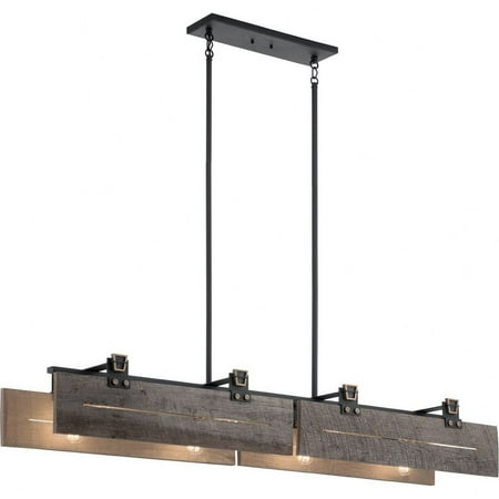 

Modern Farmhouse Eight Light Chandelier in Textured Black Finish Bailey Street Home 147-Bel-4187341
