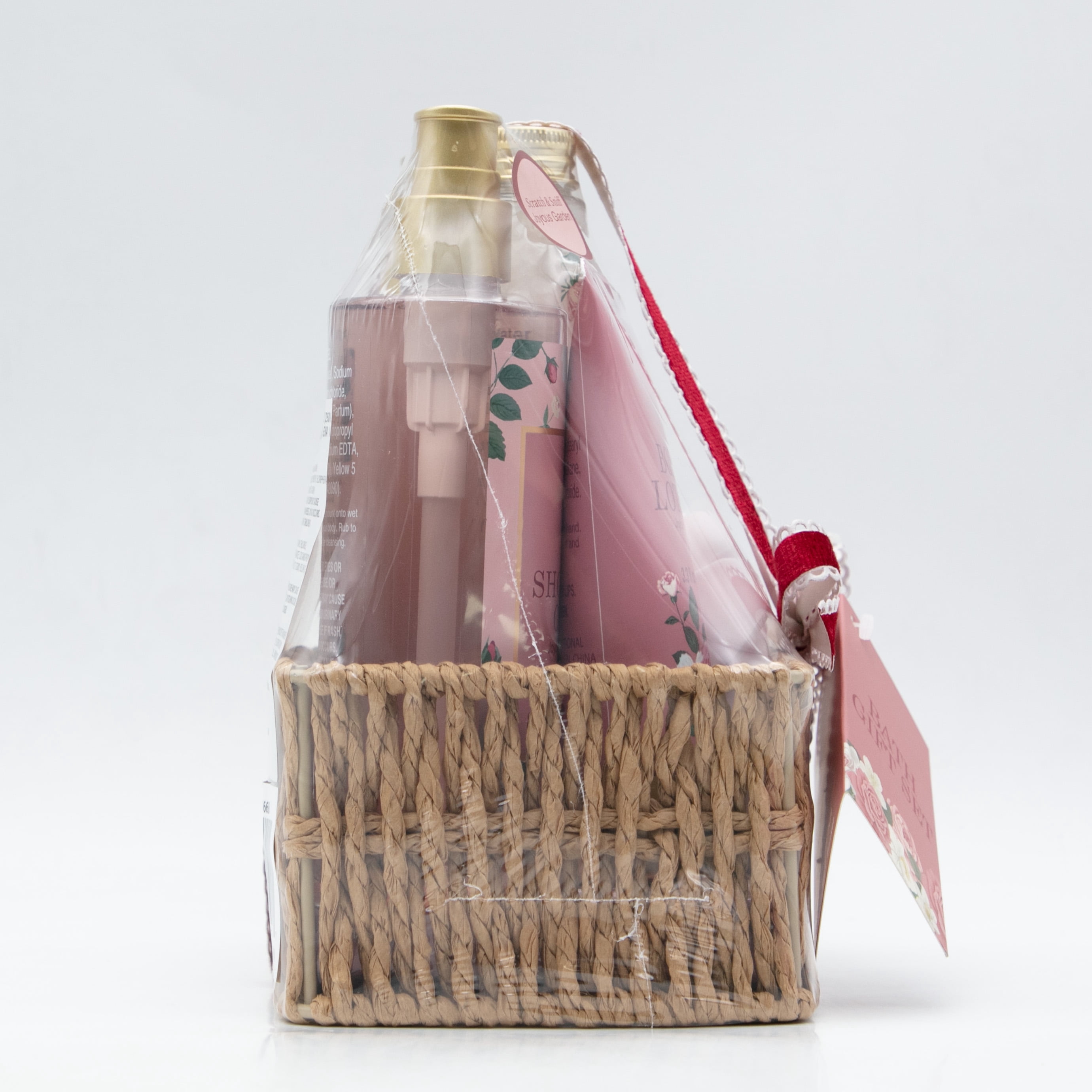 Bath Gift Set, Joyous Garden Scent, 6 Pieces