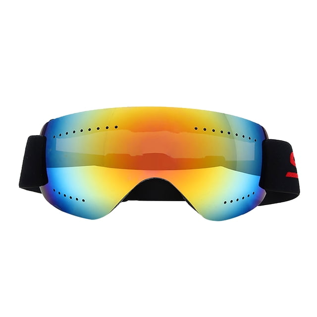 Fête du Canada Kcavykas Saison de la Rentrée Scolaire, Lunettes de Ski, Lunettes de Protection des Couleurs pour la Neige, Miroir à Vent Monocouche, Lunettes de Cyclisme en Plein Air