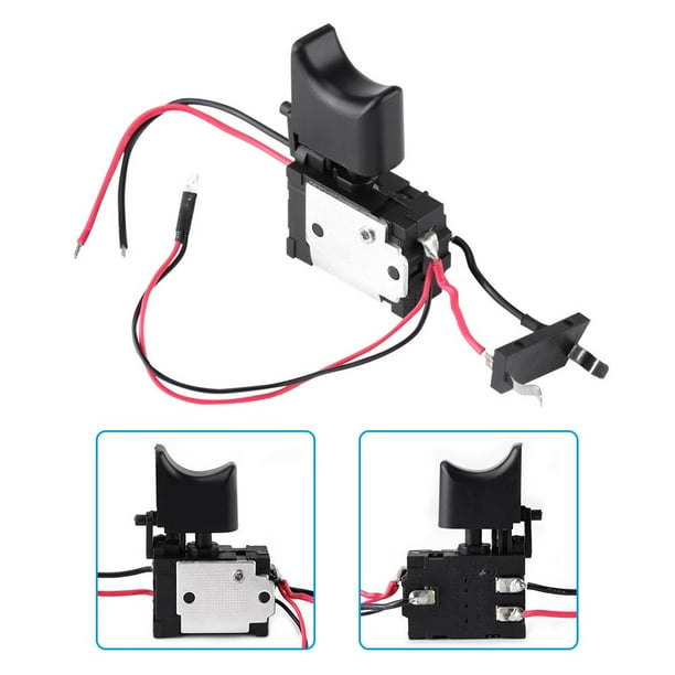 Kritne Cordless Drill Switch 12v Lithium Battery Cordless Drill Speed Control Trigger Switch With Small Light Drill Switch