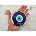 thumbnail image 4 of Colgante de pared Evil Eye Erbulus de 4,3 pulgadas, cristal azul y dorado, 4 of 6