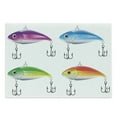 thumbnail image 1 of Fishing Cutting Board, Composition of Fishing Lures in Trout Shape Trap for Sea Mammals Creatures Picture, Decorative Tempered Glass Cutting and Serving Board, Large Size, Multicolor, by Ambesonne, 1 of 1
