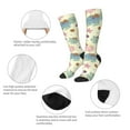 thumbnail image 3 of Balery Turtle Crab Sea Horse Printed Novelty Socks Men's Women's Crew Socks Sports Socks Knee High Socks Cotton Socks Quirky and Cool Socks, 3 of 9
