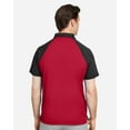 thumbnail image 3 of Team 365 TT21C Men's Command Snag-Protection Colorblock Polo-SPORT RED/ BLACK-2XL, 3 of 6
