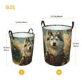 thumbnail image 3 of Cauagu Forest Maple Leaf Husky for Laundry Basket,Collapsible Organizer Basket for Storage Bin Toy Bins Gift Baskets Bedroom Clothes Children Nursery Hamper -Medium, 3 of 7