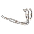 thumbnail image 3 of For Triumph Trident 660 2021 2022 2023 2024 Modified Motorcycle Escape ATV Exhaust Header Link Pipe 51MM Slip-on Muffler Tube System, 3 of 5
