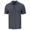 thumbnail image 2 of Men's Cutter & Buck Black Alabama Crimson Tide Pike Eco Pebble Print Stretch Recycled Polo, 2 of 3