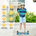 thumbnail image 5 of SISIGAD Hoverboard for Kids, Bluetooth Hoverboard with LED Lights, Gifts for Christmas, Birthday, Holiday, 5 of 9