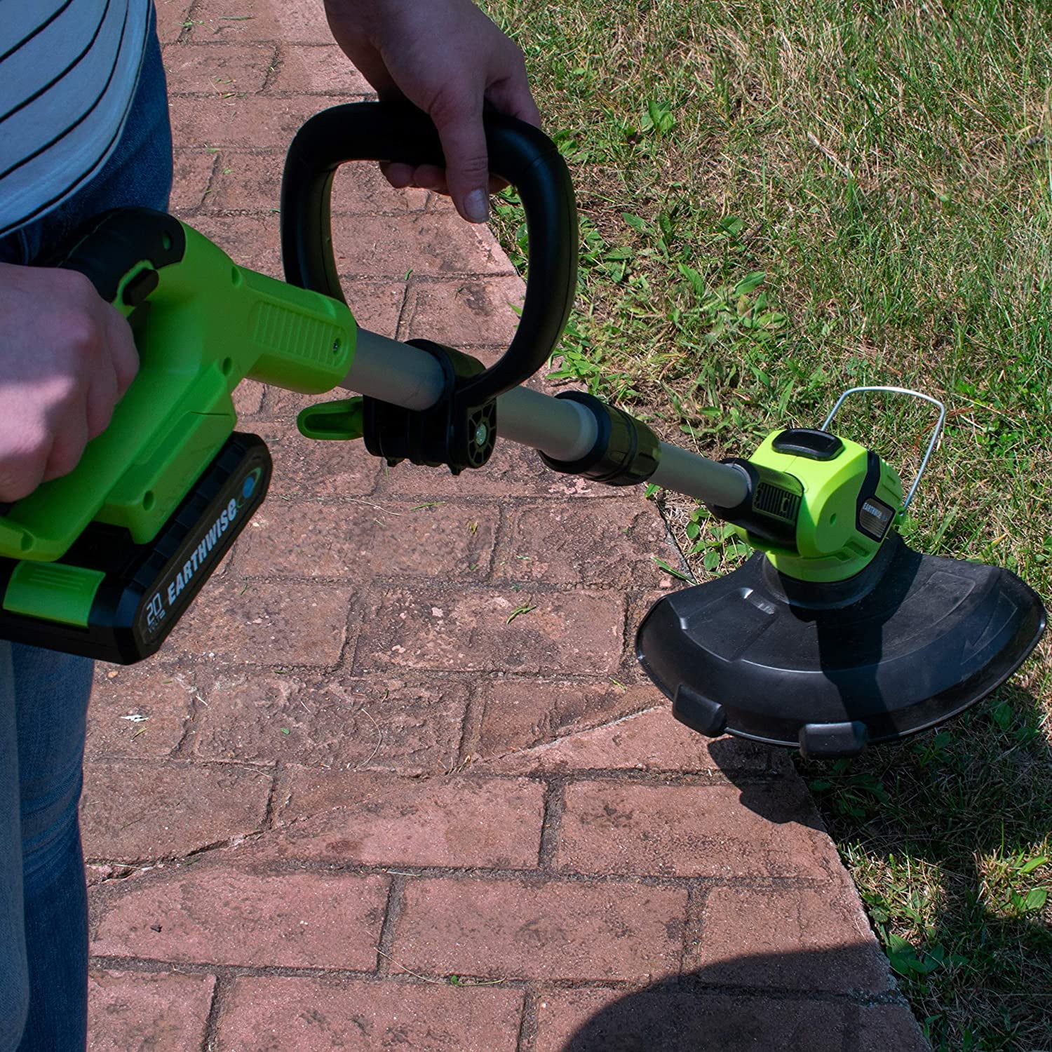 earthwise weed eater battery