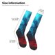 thumbnail image 2 of Balery Red And Blue Fire Calcetines novedosos Calcetines deportivos Calcetines hasta la rodilla Calcetines de algodón Calcetines originales y geniales, 2 of 6