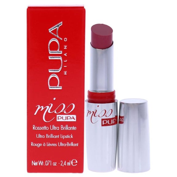 PUPA Milano Miss PUPA Milano Lipstick, Lip Makeup, 102 Candy Nude, 0.071 oz